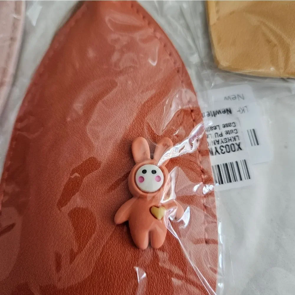 Colorful Bunny Key Wallet Set Of 4